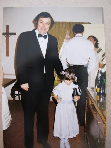 Dad and Flower Girl