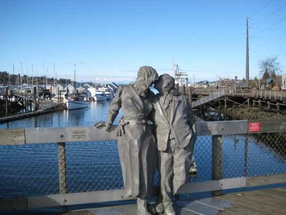 Percival Landing Statues